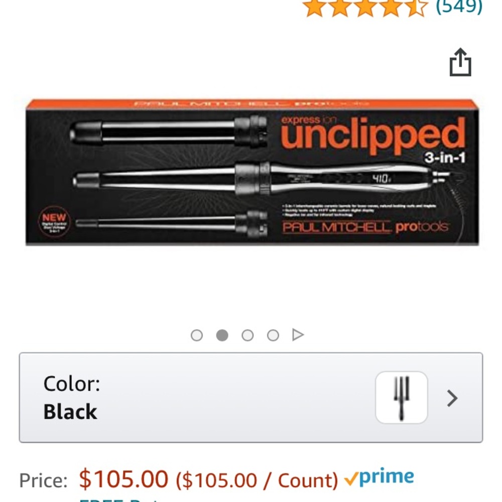 Paul Mitchell curling wand